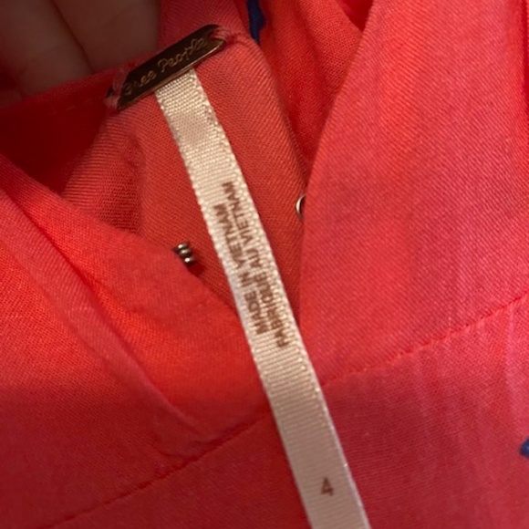 Free People Waterfall Maxi Dress - Pink and Red Floral - 4 - Picture 3 of 3